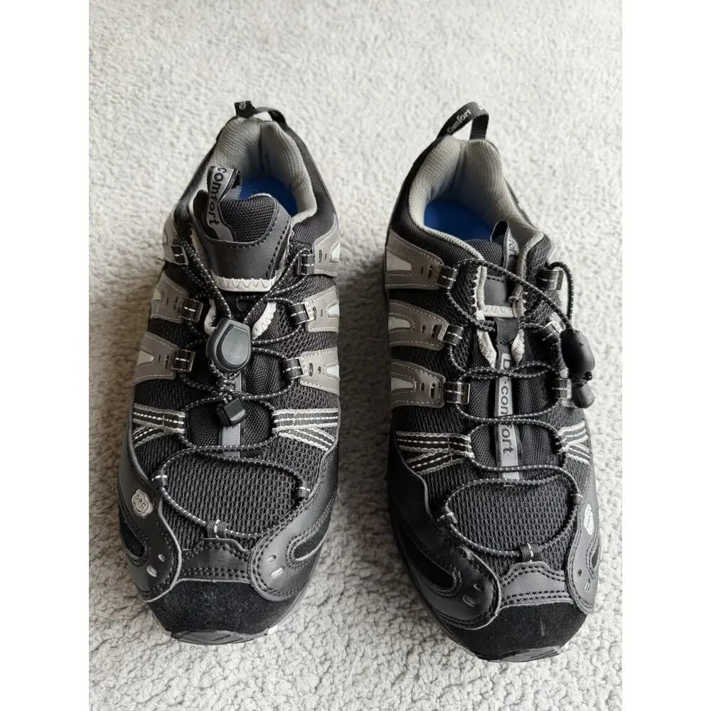Dr. Comfort 9910 DRC Mesh/Leather Black Walking Sneaker Tennis Shoes Men's 11W